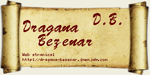 Dragana Beženar vizit kartica